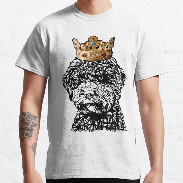Lagotto Romagnolo Dog Wearing Crown Classic T-Shirt