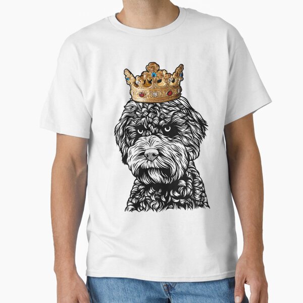 Lagotto Romagnolo Dog Wearing Crown Classic T-Shirt