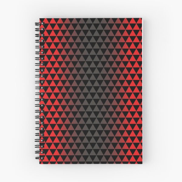 Item preview, Japanese Uroko Geometric Triangle Pattern red, grey and black designed and sold by FuugoShop.