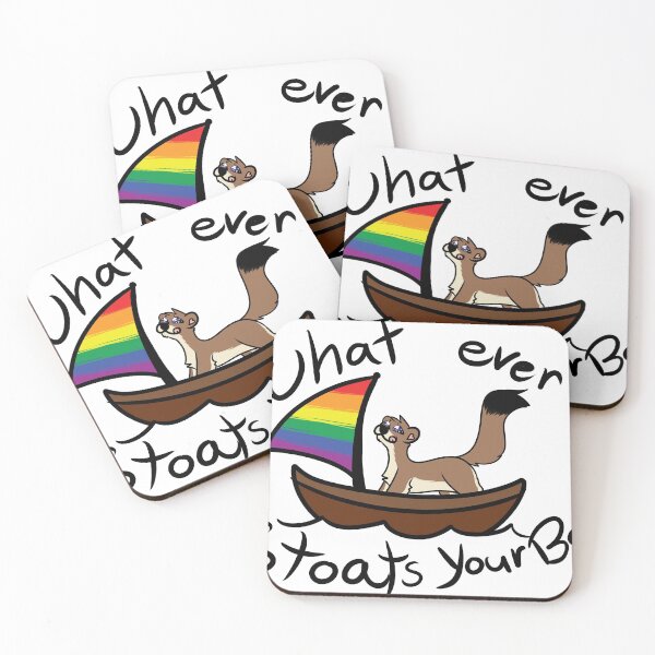 Item preview, Whatever Stoats your Boat - LGBT Pride designed and sold by VeryTiired.