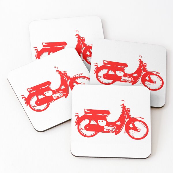 Item preview, Super Cub 50 Rapid & Nifty Honda Moped Red designed and sold by Autographix.
