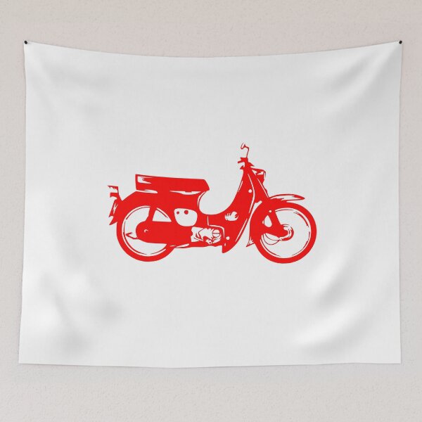 Item preview, Super Cub 50 Rapid & Nifty Honda Moped Red designed and sold by Autographix.
