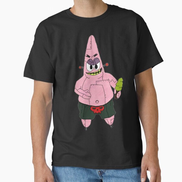 Vista previa del artículo con la obra «Robot Patrick (Bob Esponja Batalla por Fondo de Bikini)», diseñado y vendido por LoopysFineWares.