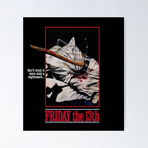 Item preview, Friday the 13th 1980 Original Poster Simple Version designed and sold by CDSmiles.