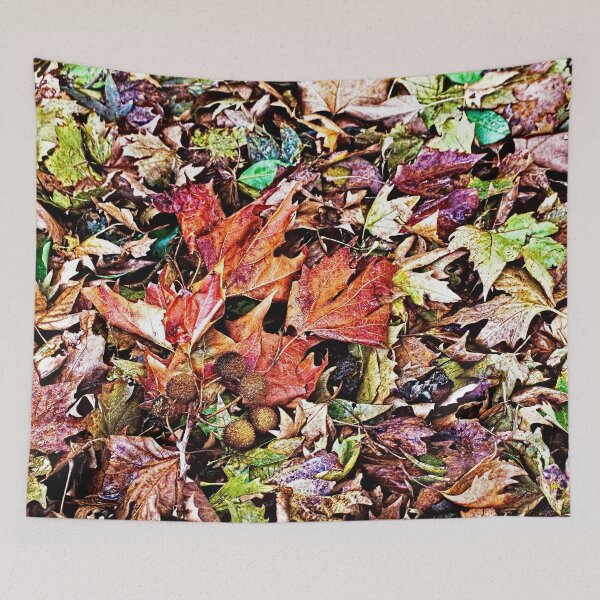 Item preview, Fallen Plane Tree Leaves Autumnal Texture designed and sold by worldways.