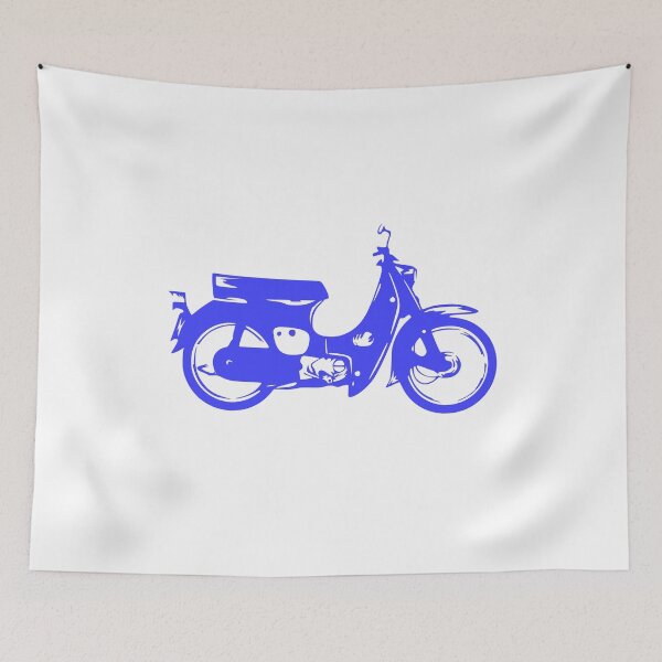 Item preview, Super Cub 50 Rapid & Nifty Honda Moped Blue designed and sold by Autographix.