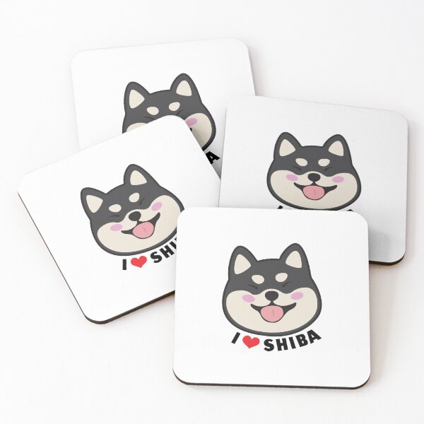 Item preview, I heart shiba (Charcoal) designed and sold by thedogewhispers.