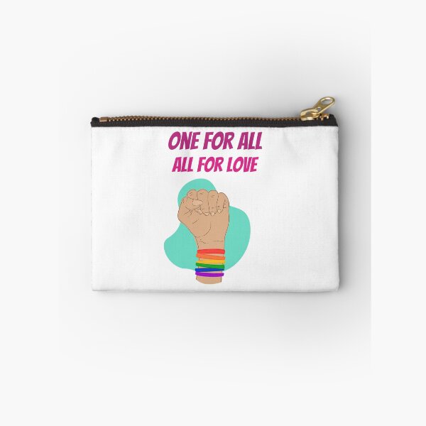 Item preview, One for All, All for Love - Pride rainbow designed and sold by fabulouslygay.