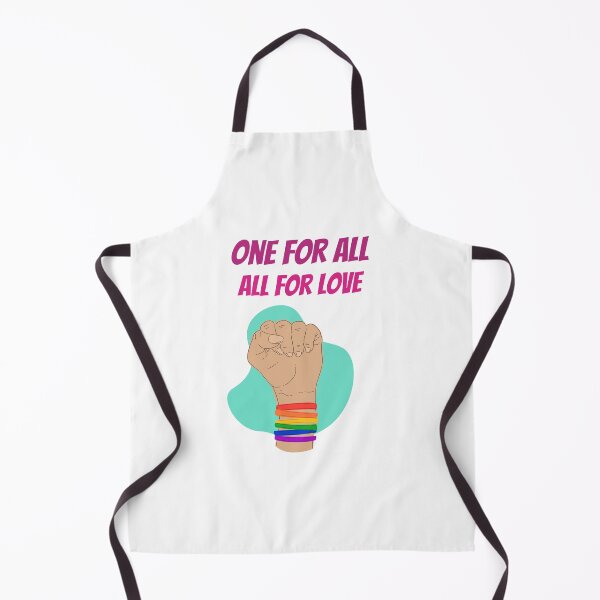 Item preview, One for All, All for Love - Pride rainbow designed and sold by fabulouslygay.