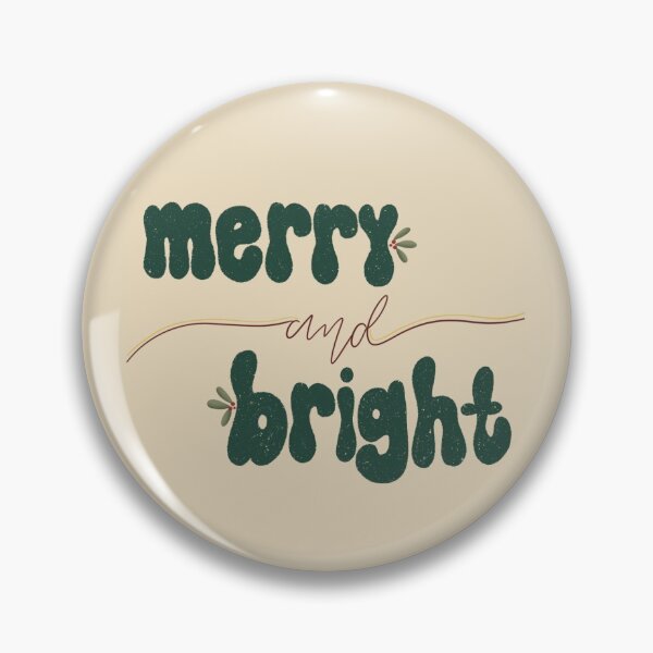 Item preview, Merry And Bright Christmas Sticker and print  designed and sold by jessicalynn4611.