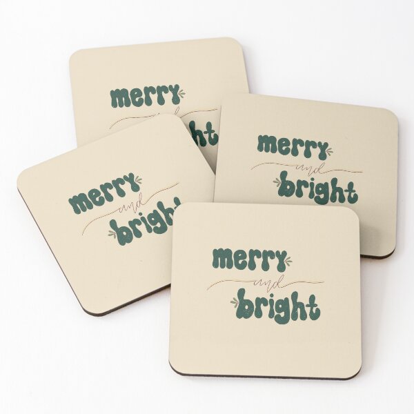 Item preview, Merry And Bright Christmas Sticker and print  designed and sold by jessicalynn4611.