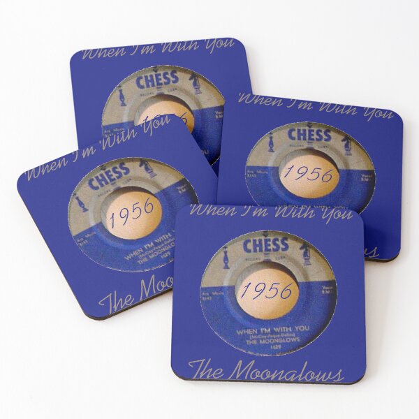 Item preview,  The Moonglows, When I'm With You,  7", single, R & B, Soul, 45, record, 1956, Rock & Roll designed and sold by Vintaged.