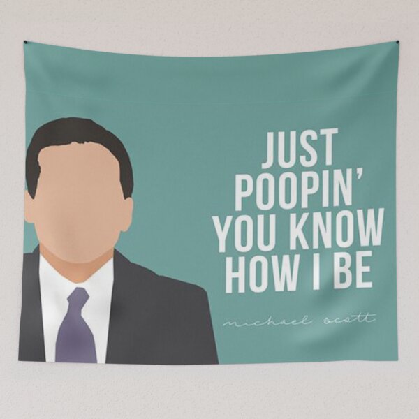 Item preview, Just Poopin' Michael Scott designed and sold by Flakey-.