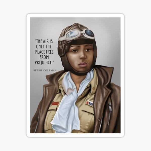 Artikel-Vorschau von Bessie Coleman, designt und verkauft von TellersUntold.