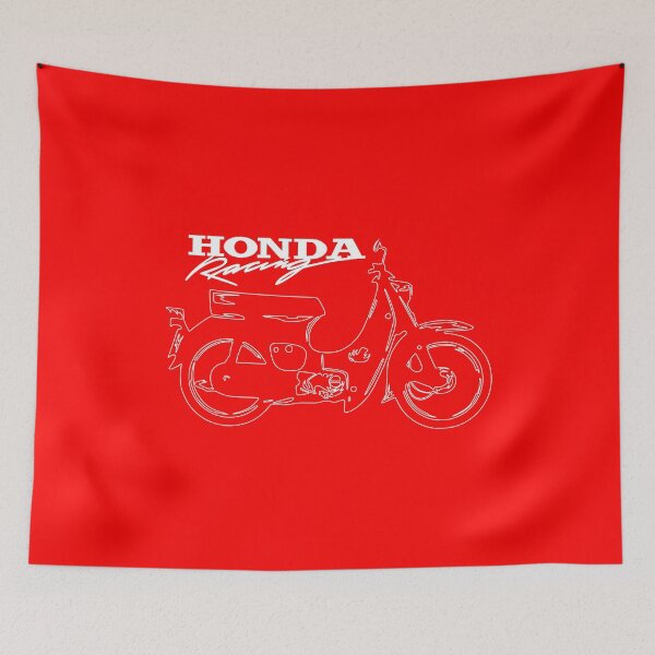 Item preview, Super Cub 50 Rapid & Nifty Honda Moped Racing Red designed and sold by Autographix.