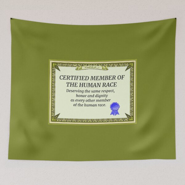 Item preview, MEMBER OF THE HUMAN RACE designed and sold by KarlyleTomms.