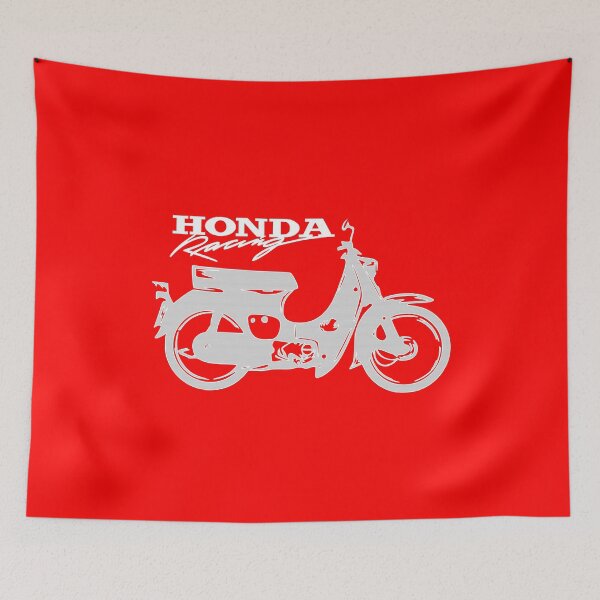 Item preview, Super Cub 50 Rapid & Nifty Honda Moped Racing Silver designed and sold by Autographix.
