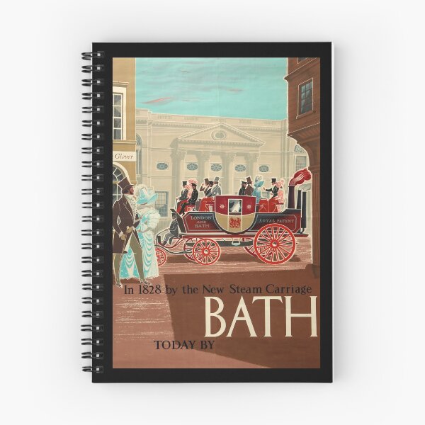 Item preview, retro classic Bath poster designed and sold by CorasPosters.