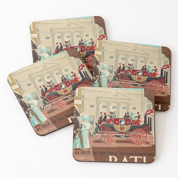 Item preview, retro classic Bath poster designed and sold by CorasPosters.