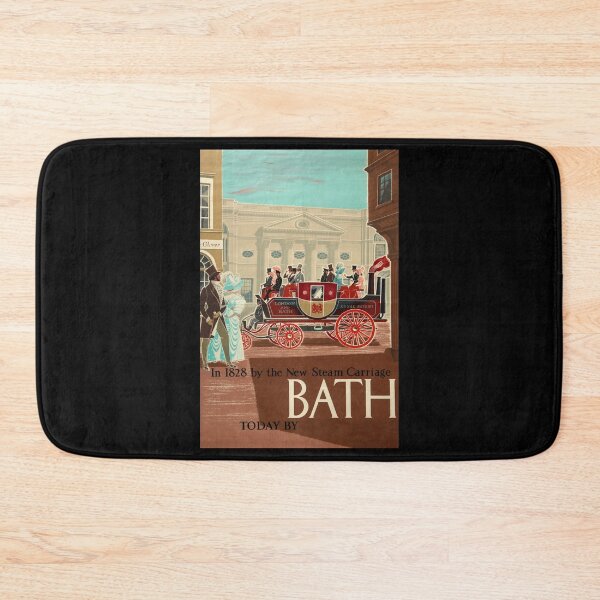 Item preview, retro classic Bath poster designed and sold by CorasPosters.