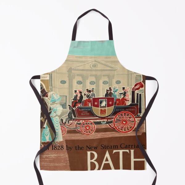 Item preview, retro classic Bath poster designed and sold by CorasPosters.