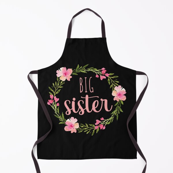 Item preview, Big Sister T-Shirt - Toddler Pink Water Color Flower Wreath Shirt designed and sold by StickerArtwork.