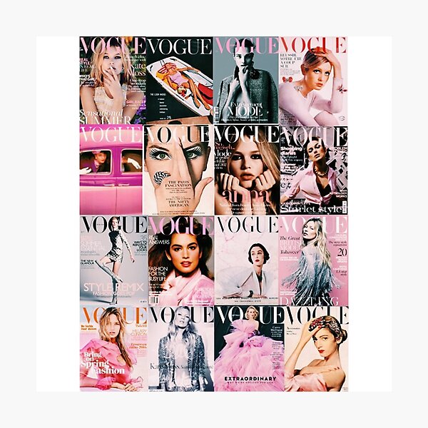 Vogue Covers Photographic Print