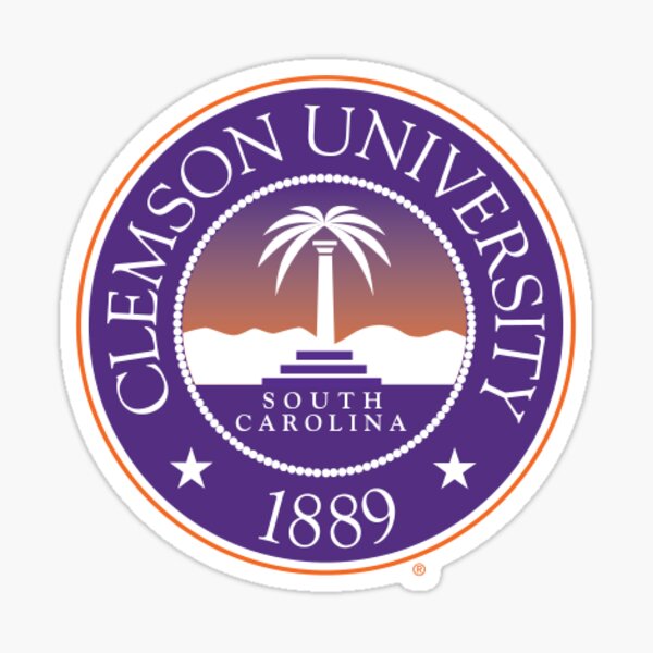 Clemson University Logo Sticker