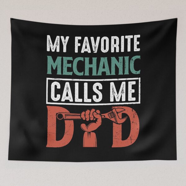 Item preview, My Favorite Mechanic Calls Me Dad Vintage designed and sold by uystin301.