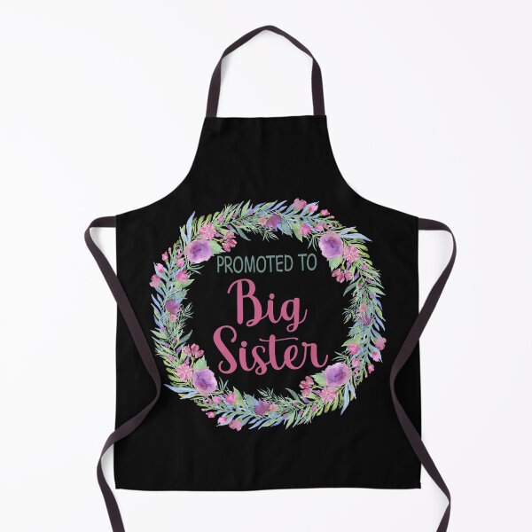 Item preview, Promoted To Big Sister T-Shirt - Toddler Pink Water Color Flower Wreath Shirt designed and sold by StickerArtwork.