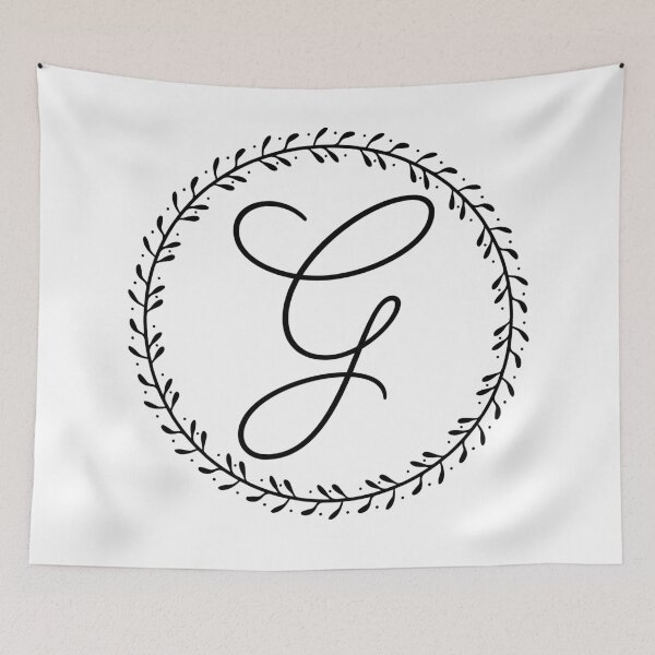 Item preview, G Letter Wreath designed and sold by Stacia Boyd.