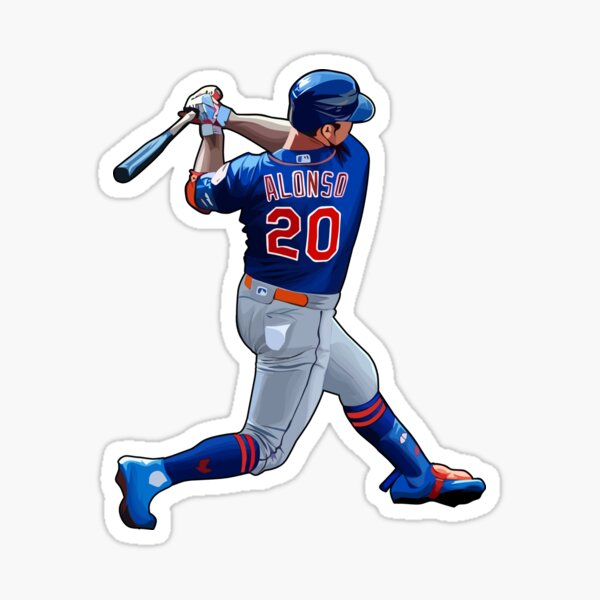 New York Mets: Pete Alonso 2023 - Officially Licensed MLB Removable  Adhesive Decal - Life-Size Athlete +2 Decals (48W … in 2023