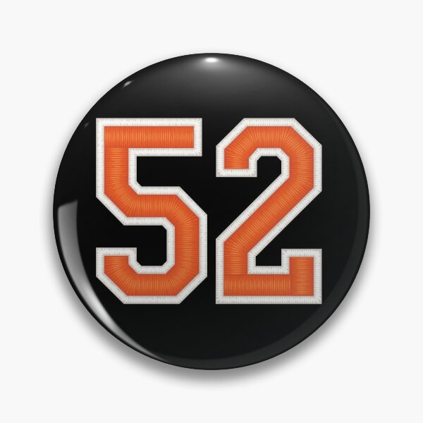 Item preview, Sports Number 52 Jersey fifty-two Orange designed and sold by elhefe.