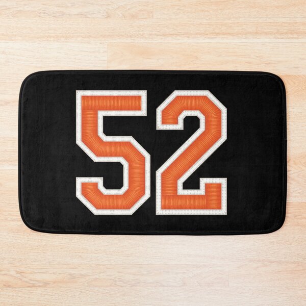 Item preview, Sports Number 52 Jersey fifty-two Orange designed and sold by elhefe.