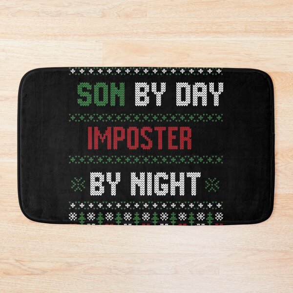 Item preview, Son By Day Imposter By Night Ugly Christmas Gamer designed and sold by Mytoonsquad.