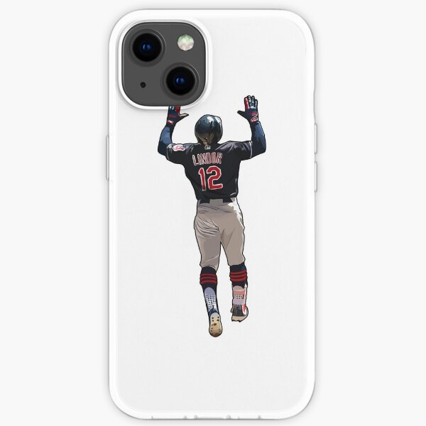 Francisco Lindor #12 Two Hands Up iPhone Soft Case