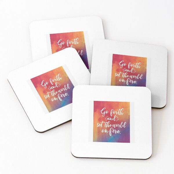 Item preview, Go Forth & Set The World on Fire designed and sold by Mads Made Designs.