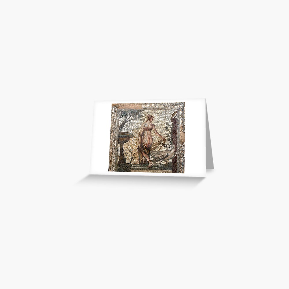 "Mosaic Leda and the swan" Greeting Card by mmxx Redbubble