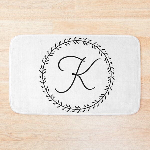 Item preview, K Letter Wreath designed and sold by Stacia Boyd.