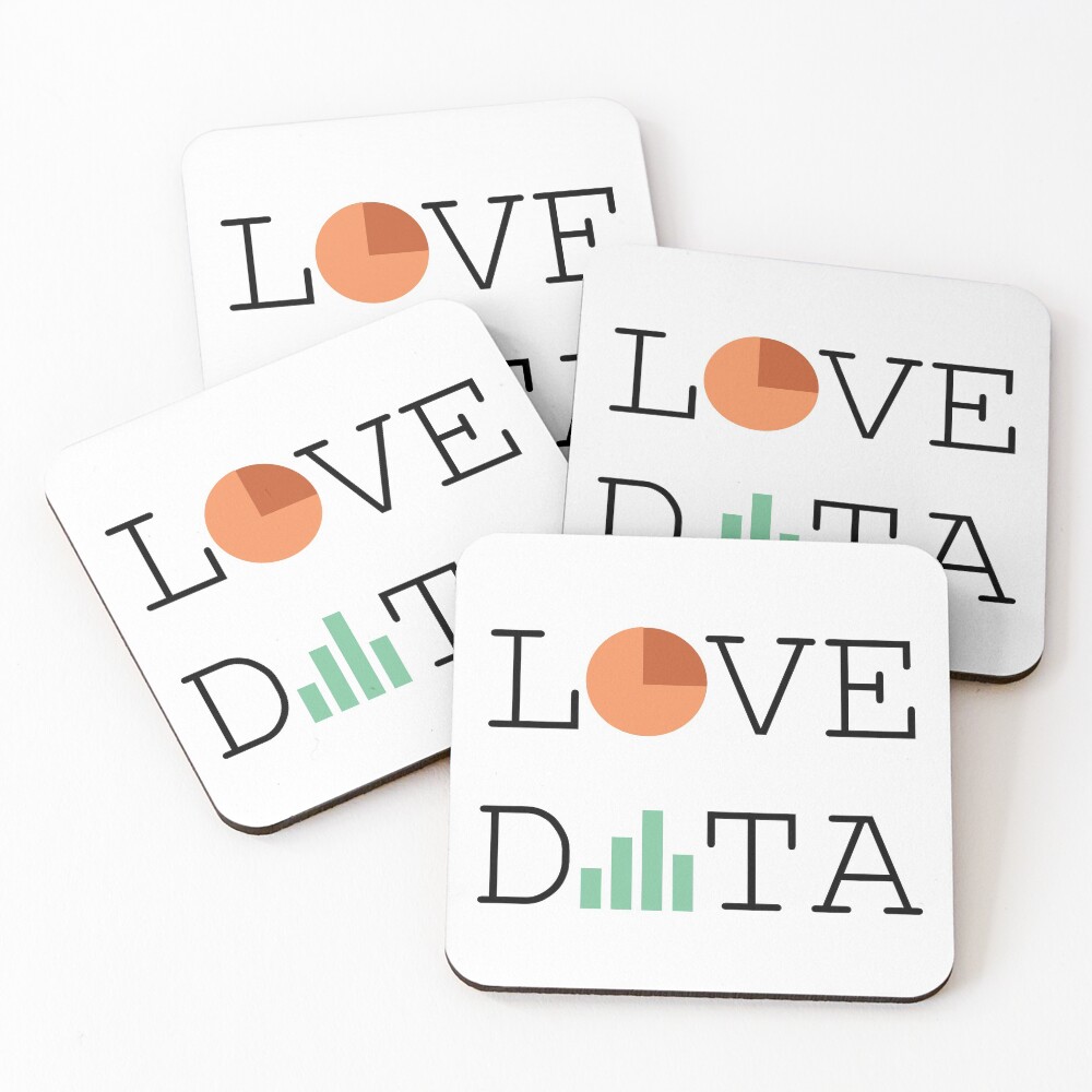 Item preview, Coasters (Set of 4) designed and sold by Cooked-Data.