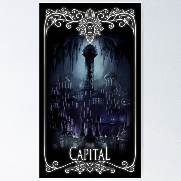 Item preview, Hallownest Tarot: XVIII - The Capital designed and sold by mcyoungsota.