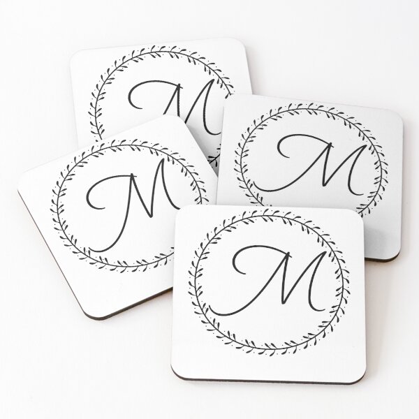 Item preview, M Letter Wreath designed and sold by Stacia Boyd.