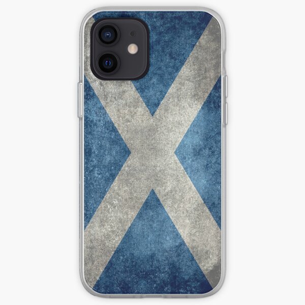 Flag of Scotland - Grungy Vintage version iPhone Soft Case