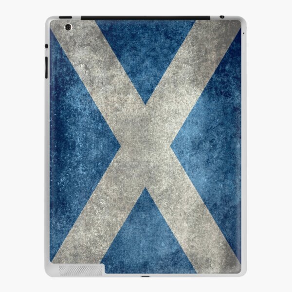 Flag of Scotland - Grungy Vintage version iPad Skin