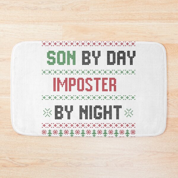 Item preview, Son By Day Imposter By Night Ugly Christmas Gamer designed and sold by Mytoonsquad.