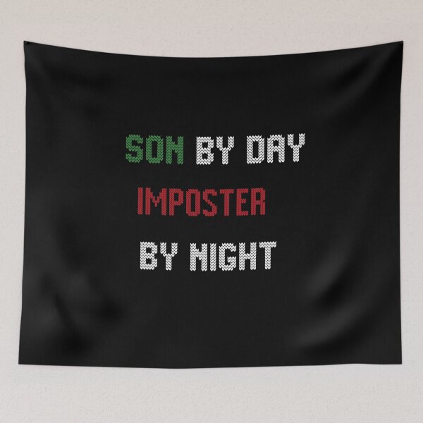 Item preview, Son By Day Imposter By Night Ugly Christmas Gamer designed and sold by Mytoonsquad.