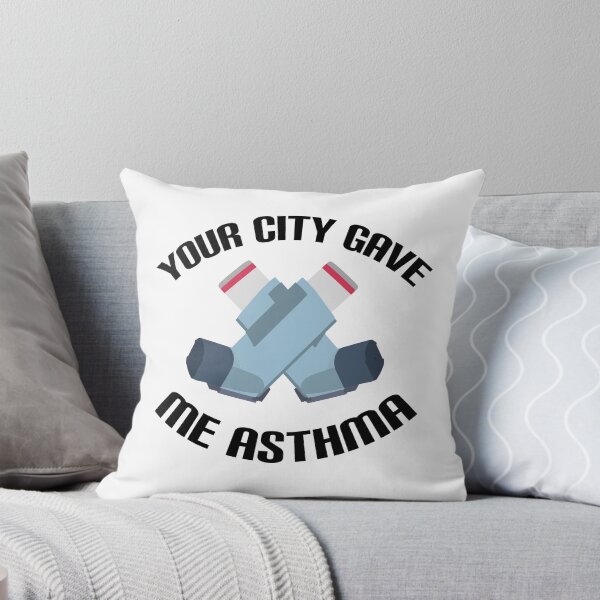 Artikelvorschau, Deine Stadt hat mir Asthma beschert entworfen und verkauft von Quotky.