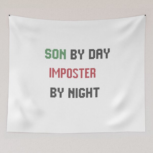 Item preview, Son By Day Imposter By Night Ugly Christmas Gamer designed and sold by Mytoonsquad.