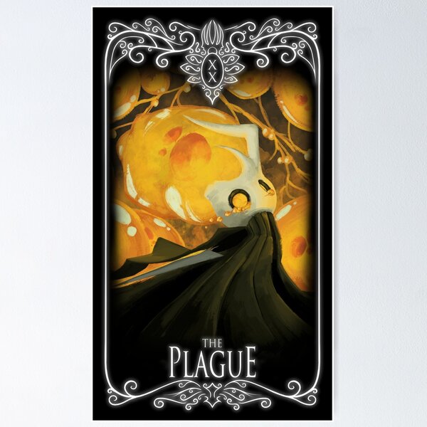 Item preview, Hallownest Tarot: XX - The Plague designed and sold by mcyoungsota.
