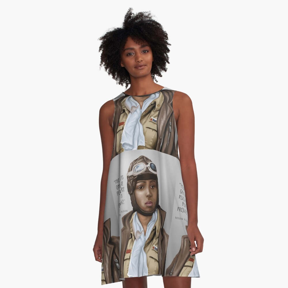 Bessie Coleman A-Line Dress